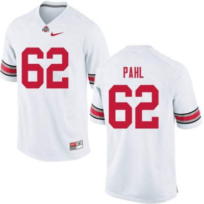 Men's Ohio State Buckeyes #62 Brandon Pahl White Nike NCAA College Football Jersey Lightweight QSO3444JI